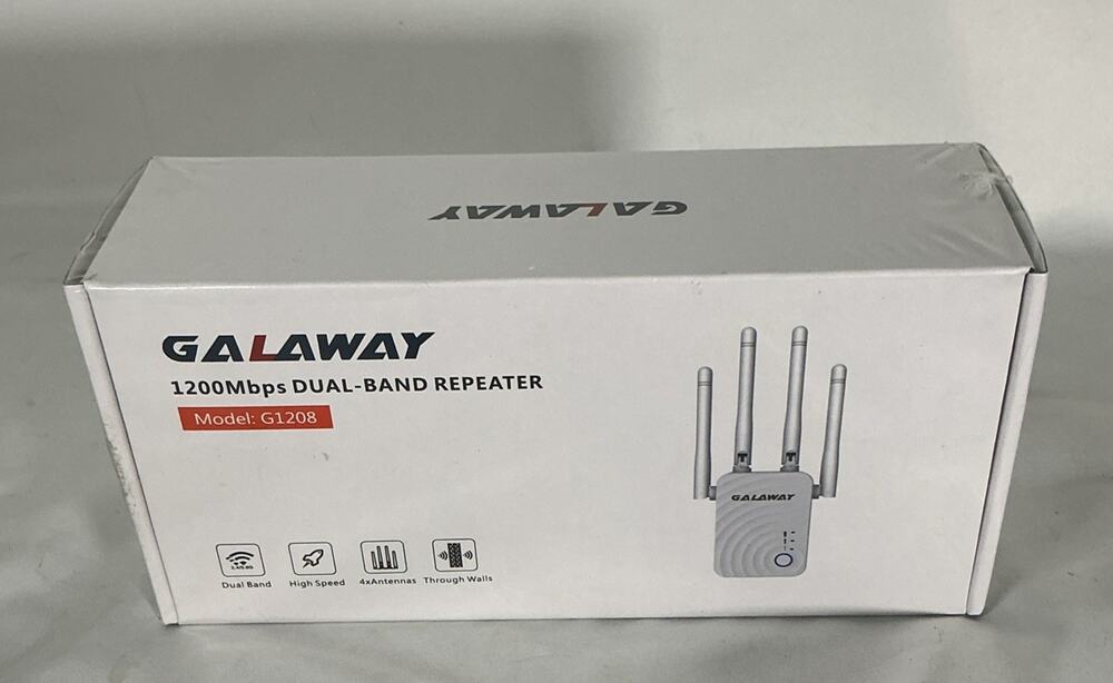 Galaway G1208 AC1200 dual-band Wi‑Fi range extender/repeater.